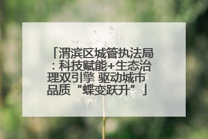 渭滨区城管执法局：科技赋能+生态治理双引擎 驱动城市品质“蝶变跃升”