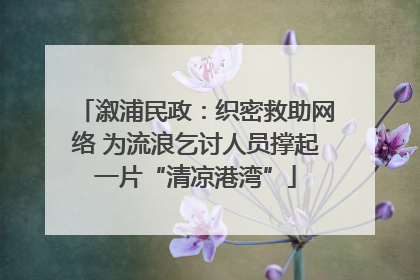 溆浦民政：织密救助网络 为流浪乞讨人员撑起一片“清凉港湾”