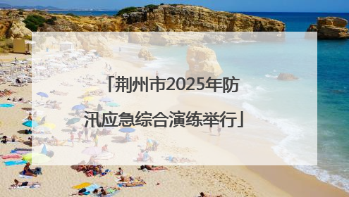 荆州市2025年防汛应急综合演练举行