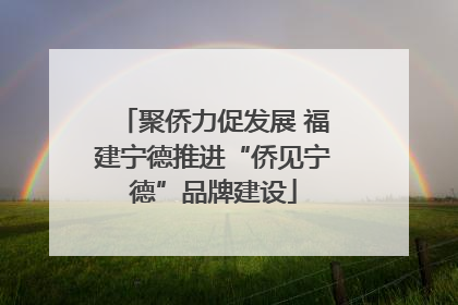 聚侨力促发展 福建宁德推进“侨见宁德”品牌建设