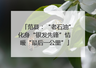 范县：“老石油”化身“银发先锋”情暖“最后一公里”