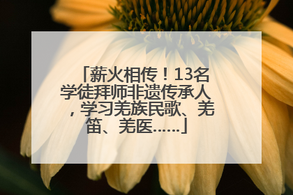 薪火相传！13名学徒拜师非遗传承人，学习羌族民歌、羌笛、羌医……