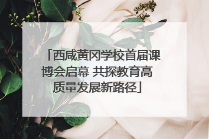 西咸黄冈学校首届课博会启幕 共探教育高质量发展新路径