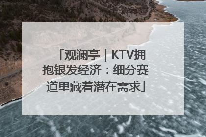 观澜亭｜KTV拥抱银发经济：细分赛道里藏着潜在需求