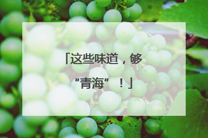 这些味道，够“青海”！