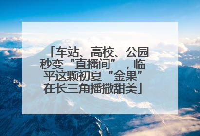 车站、高校、公园秒变“直播间”，临平这颗初夏“金果”在长三角播撒甜美