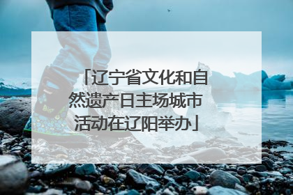 辽宁省文化和自然遗产日主场城市活动在辽阳举办