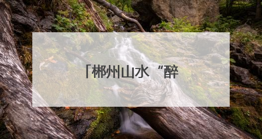 郴州山水“醉”锦鲤 三天两晚“游”不够