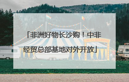 非洲好物长沙购！中非经贸总部基地对外开放