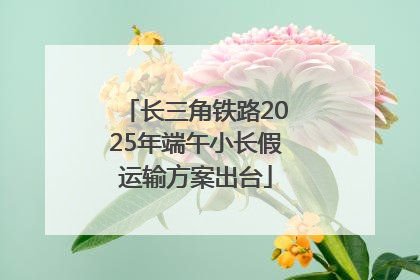 长三角铁路2025年端午小长假运输方案出台
