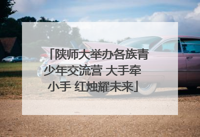 陕师大举办各族青少年交流营 大手牵小手 红烛耀未来