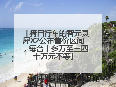 骑自行车的智元灵犀X2公布售价区间，每台十多万至三四十万元不等
