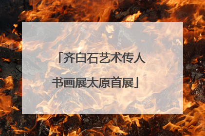 齐白石艺术传人书画展太原首展