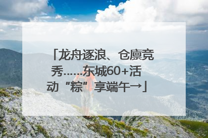 龙舟逐浪、仓廪竞秀……东城60+活动“粽”享端午→