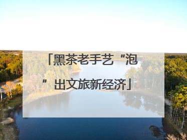 黑茶老手艺“泡”出文旅新经济