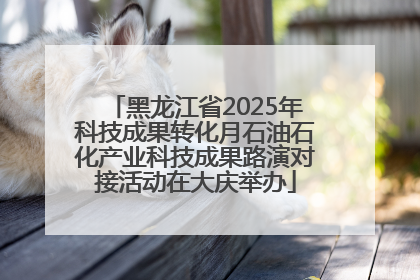黑龙江省2025年科技成果转化月石油石化产业科技成果路演对接活动在大庆举办