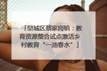 鼎城区蔡家岗镇：教育资源整合试点激活乡村教育“一池春水”