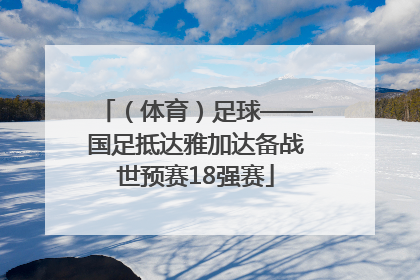 （体育）足球——国足抵达雅加达备战世预赛18强赛