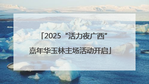 2025“活力夜广西”嘉年华玉林主场活动开启