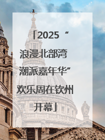 2025“浪漫北部湾 潮派嘉年华”欢乐周在钦州开幕