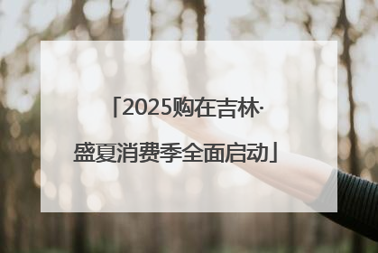 2025购在吉林·盛夏消费季全面启动