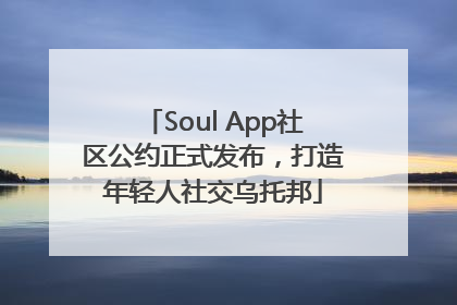 Soul App社区公约正式发布，打造年轻人社交乌托邦